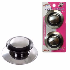 It sounds like you are referring to a product listing for replacement knobs for metal pan lids. This particular product includes a pack of two knobs (model 2914 A) and comes...