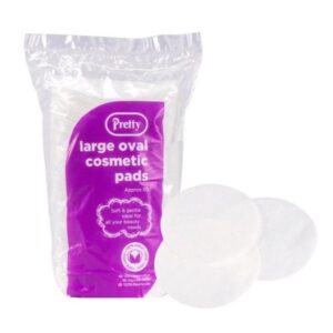 It sounds like you're referring to a bulk purchase of Pretty Cosmetic Cotton Pads, specifically the large oval variety. A case contains 12 packs, with each pack containing 50...