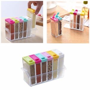 It sounds like you're referring to a set of plastic acrylic spice rack storage container jars, specifically a set of six with the model number 4476. These types of sets are...