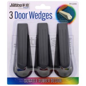 Jiating 3-Pack Rubber Door Wedges