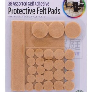 Jiating Self-Adhesive Felt Pads, 38 pc