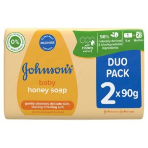 Johnson's Baby Honey Soap, 90g, Pack of 2