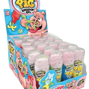 Johny Bee Snotty Pig Lollipop with Gel, 40g