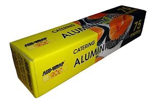 Jumbo Super Strong Catering Aluminum Kitchen Foil 450mm x 75m