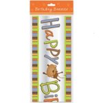 Jungle-Themed Foil Birthday Party Banner