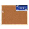 JUST STATIONERY 600MM X 800MM CORK BOARD WITH ACCESSORIES