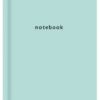 Just Stationery A4 Pastel Hardback Notebook with Ruled Pages - 120 Sheets