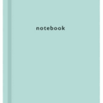 Just Stationery A4 Pastel Hardback Notebook with Ruled Pages - 120 Sheets