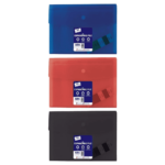 Just Stationery A4 Plastic Expanding File with 6 Pockets