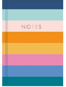 Just Stationery A6 Hardcover Notebook in Vibrant Design