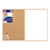 Just Stationery Dual Surface Cork and Dry Erase Board, 450mm x 300mm