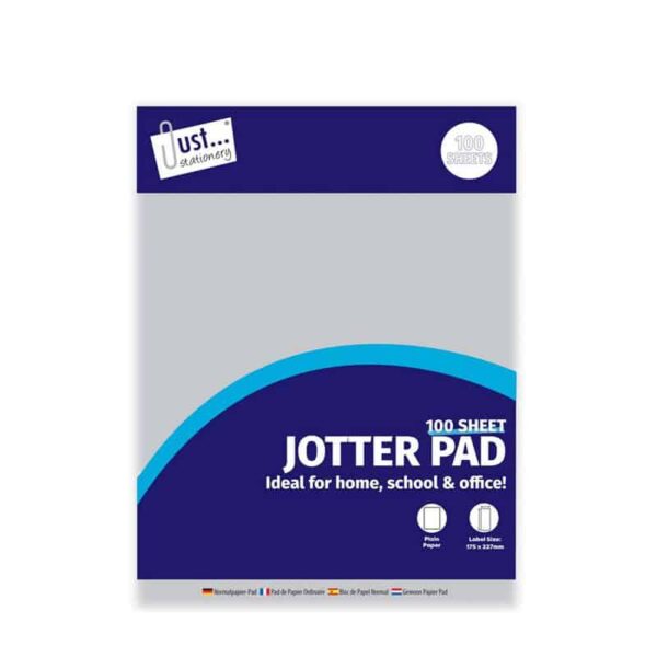 Just Stationery Super Value Jotter Block with 100 Sheets