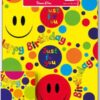 Juvenile Smiley Wrap Set: 2 Sheets & 2 Tags