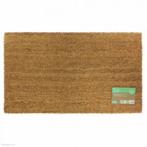 JVC Coir Door Mat with PVC Backing for Indoor/Outdoor Use, 40x70cm