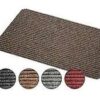 JVL Delta Ribbed Lightweight Indoor Entrance Mat, 40 x 70 cm, Assorted Colors