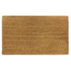 JVL Manor Plain Coir Door Mat with Latex Backing, 40 x 60 cm