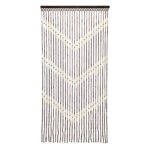 JVL Provence Hanging Wooden Beaded Door Curtain Screen, 180 x 90 cm, Assorted Colors