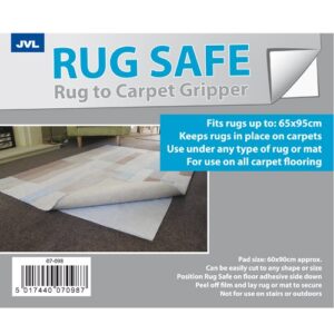 JVL Rug-Safe Carpet Gripper, 60 x 90 cm