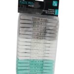 JVL Ultra Durable Rust-Resistant Plastic Clothes Pegs, Pack of 36