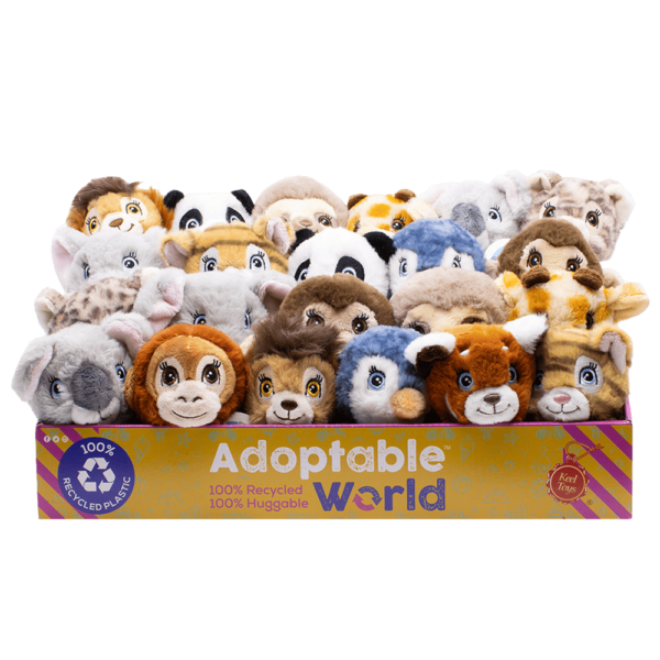 Keeleco Mini Adoptable World 10cm - Set of 12 Assorted CDU