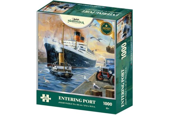 Kevin Walsh Nostalgia 'Entering Port' 1000-Piece Jigsaw Puzzle