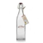 KILNER 1 LITRE CLEAR CLIP-TOP PRESERVE BOTTLE
