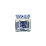 KILNER CLEAR ROUND JAR WITH TWIST CLIP LID, 48ML