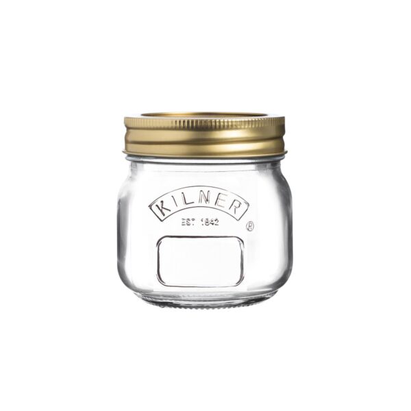 KILNER CLEAR TWIST-TOP PRESERVE JAR 250ML