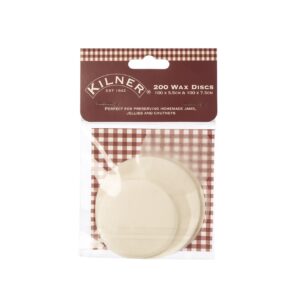 KILNER Wax Discs Pack of 200 (100 pieces of 5.5cm and 100 pieces of 7.5cm)