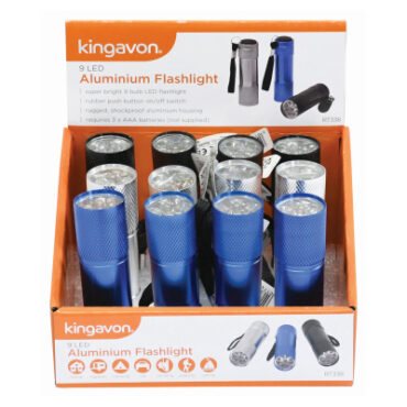 KINGAVON Aluminum Flashlight with 6 LEDs