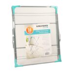 KINGFISHER 3-TIER FOLDABLE CLOTHES DRYING RACK