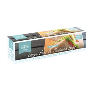 Kingfisher Large Press & Seal Food Sandwich Bags - Pack of 25