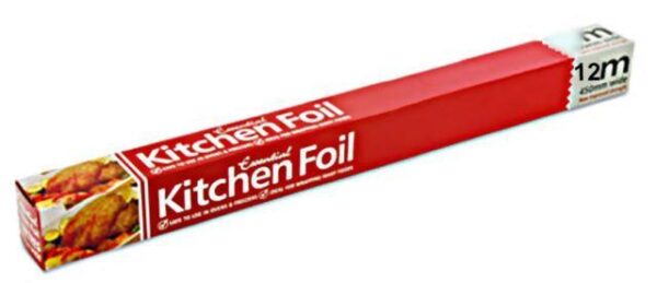 Kitchen Aluminium Foil 300mm x 12m FR3012 A (Parcel Rate)" likely refers to a roll of aluminum foil used in kitchens, with dimensions of 300 millimeters in width and 12 meters...