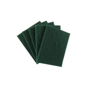 **Kitchen Green Scourer Pad**: These are abrasive pads used for cleaning purposes, often in the kitchen. They are typically green in color and used for scrubbing pots, pans, and...