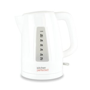 KITCHEN PERFECTED 1.5L ECO-FRIENDLY CORDLESS FAST BOIL KETTLE, WHITE