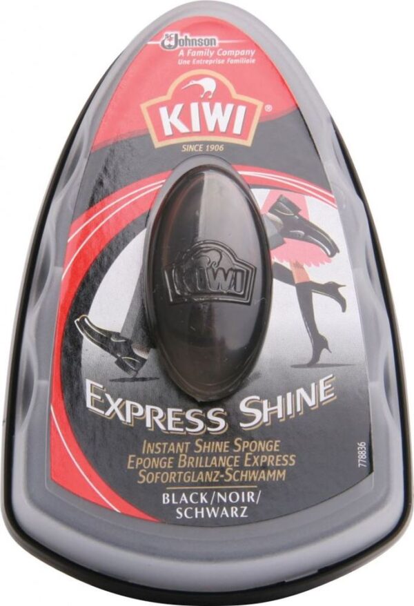 KIWI INSTANT SHINE BLACK SHOE SPONGE