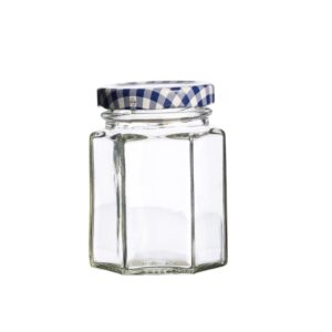 KLNER 110ML Clear Round Jar with Twist Clip Lid