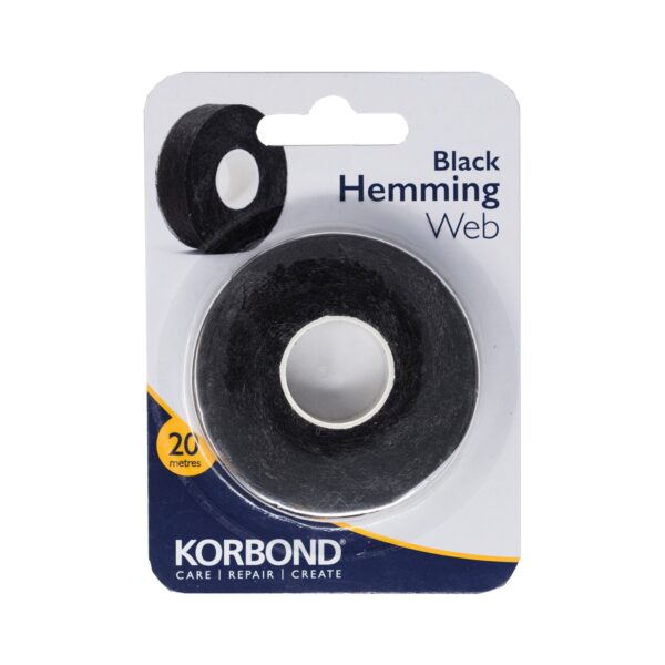 KORBOND BLACK HEMMING WEB, 20 METERS