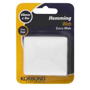 KORBOND HEMMING WEB - EXTRA WIDE, 60MM X 8M