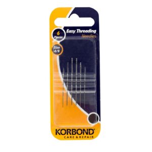 KORBOND PACK OF 6 EASY THREADING NEEDLES