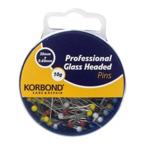 Korbond Professional 10g Glass Head Pins