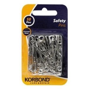 KORBOND SET OF 50 VARIED SAFETY PINS