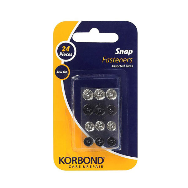 KORBOND SNAP FASTENERS FOR SEWING