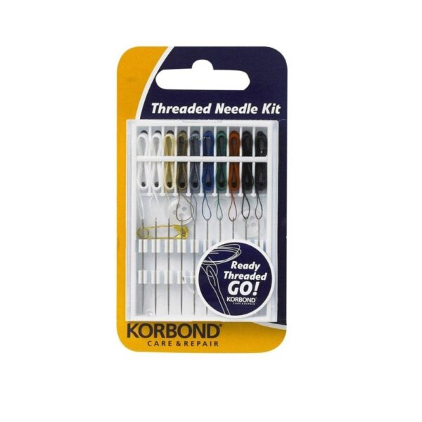 Korbond Threaded Needle Kit - Set of 10 Pieces