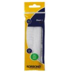 Korbond White Iron-On Hook & Loop, 2cm x 50cm