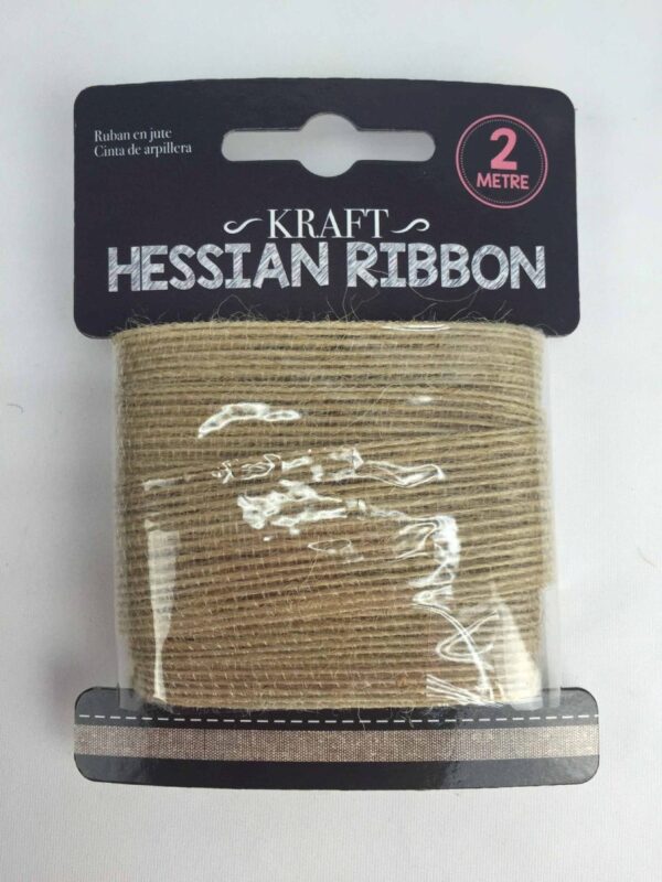 Kraft Hessian Gift Wrapping Ribbon String, 2 Meters