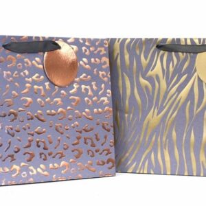 Large Animal Print Gift Bag - Dimensions 32cm x 26cm x 12cm