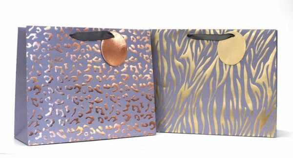 Large Animal Print Gift Bag - Dimensions 32cm x 26cm x 12cm