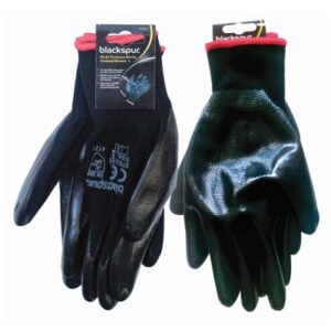 Large Blackspur Nitrile-Coated Multi-Purpose Gloves