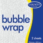 Large Bubble Wrap Sheets 25cm x 38cm - Pack of 2